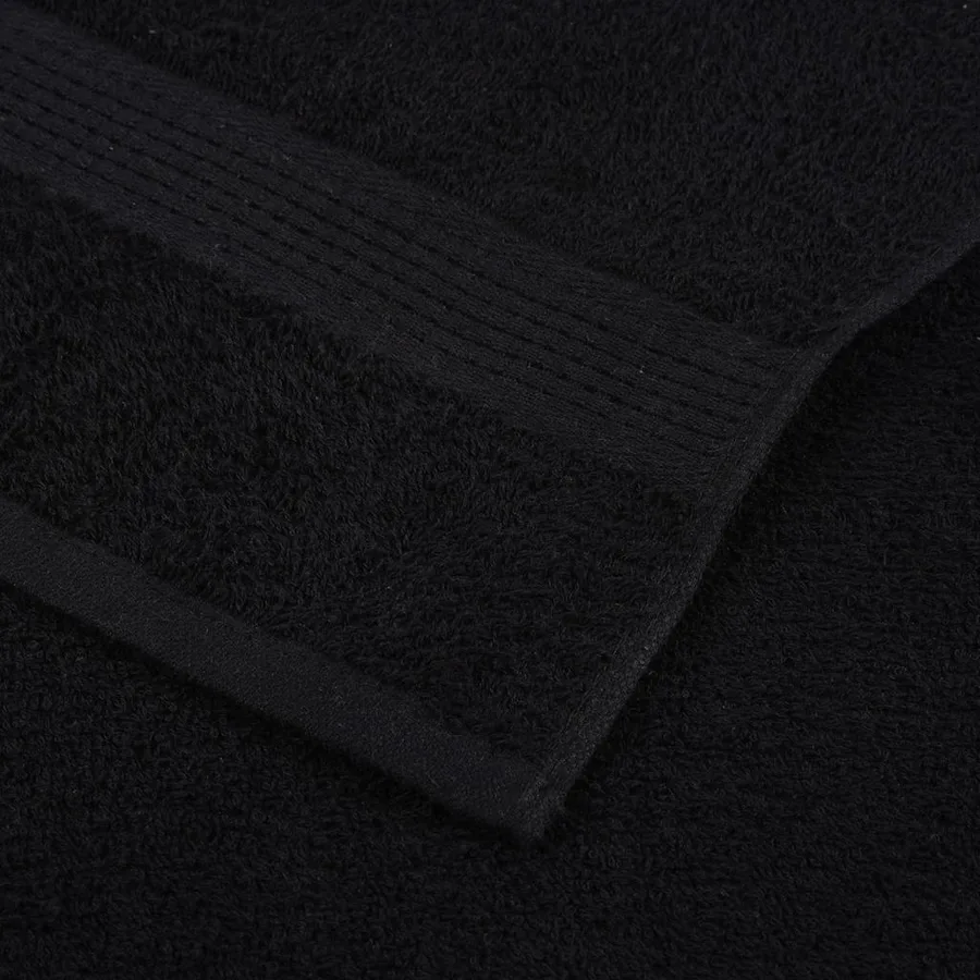 Serviettes de douche FROGN 2 pcs noir 70x140 cm 360 g/m² - 6