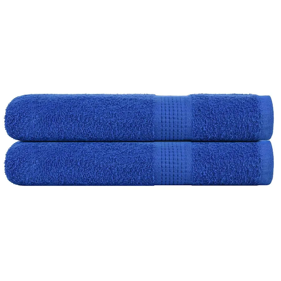 Serviettes de sauna FROGN 2 pcs bleu 80x200 cm 360 g/m²