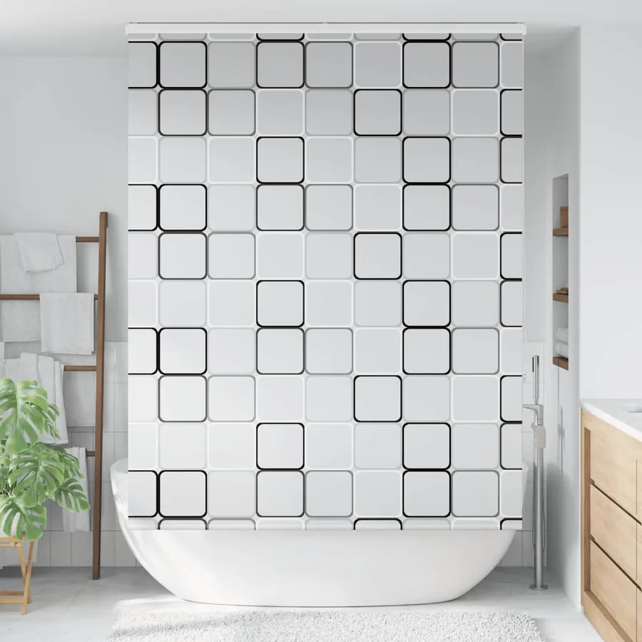 Store enrouleur de douche avec cassette largeur du tissu 156 cm - 2