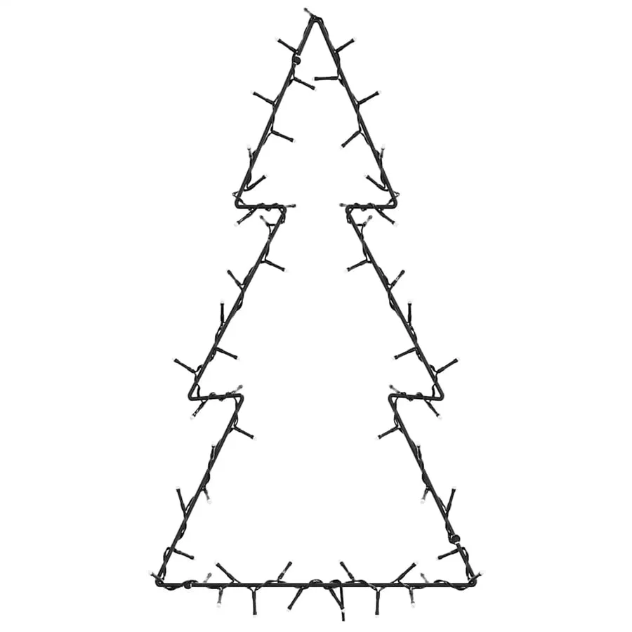 Lumières de Noël silhouette d'arbre de Noël 80 LED blanc chaud - 3