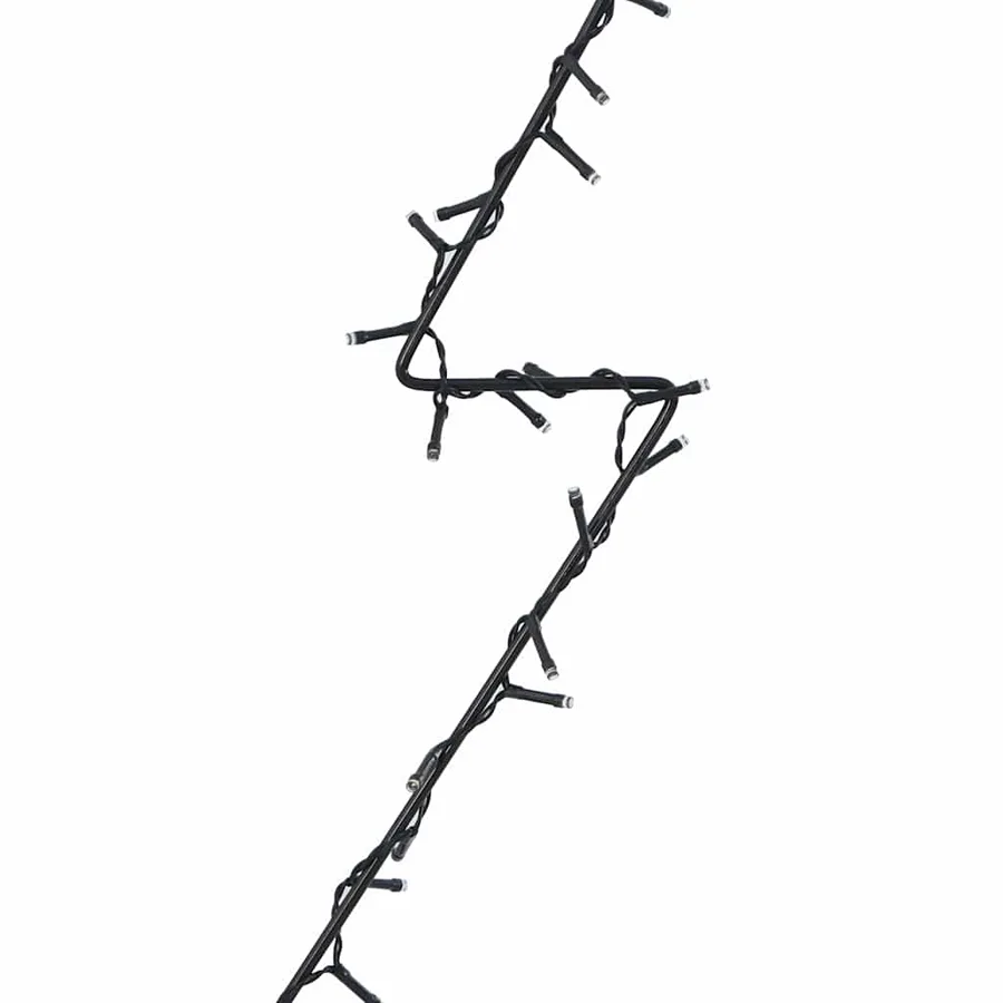 Lumières de Noël silhouette d'arbre de Noël 80 LED blanc chaud - 6