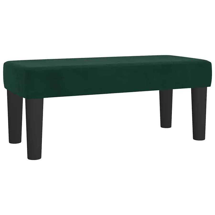 Sommier à lattes de lit avec matelas Vert foncé 90x190 cm - 7