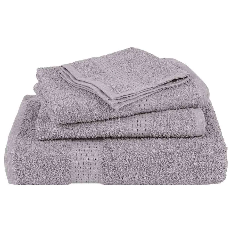 Serviettes d'invité FROGN 4 pcs gris 30x50 cm 360 g/m² - 4
