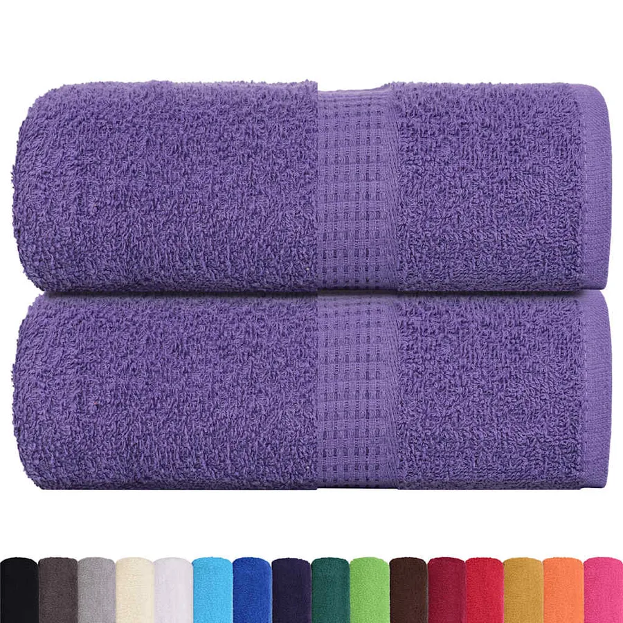 Serviettes d'invité FROGN 2 pcs violet 30x50 cm 360 g/m² - 2