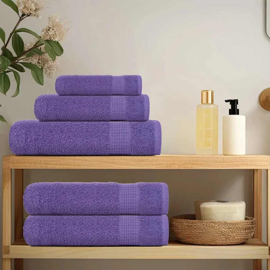 Serviettes d'invité FROGN 2 pcs violet 30x50 cm 360 g/m² - 3