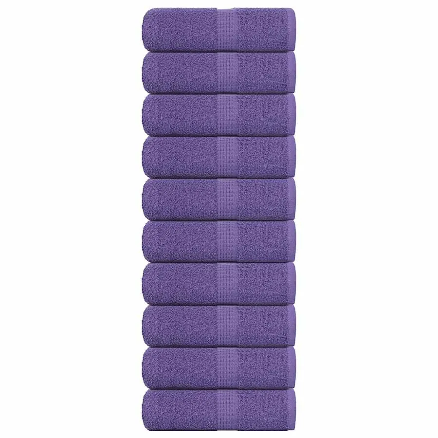 Serviettes d'invité FROGN 10 pcs violet 30x50 cm 360 g/m²