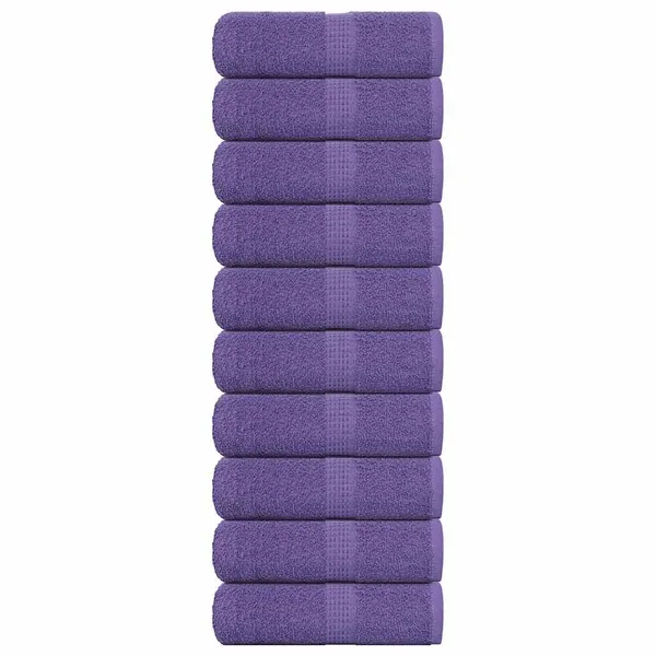 Serviettes d'invité FROGN 10 pcs violet 30x50 cm 360 g/m²