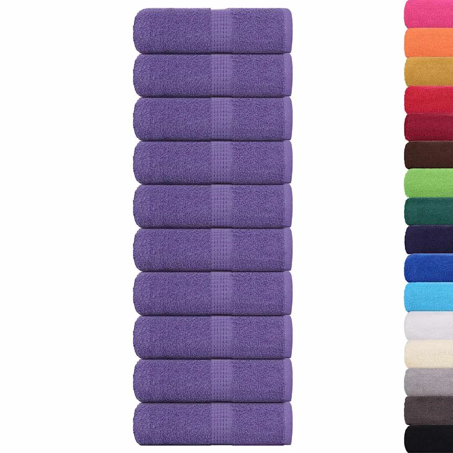 Serviettes d'invité FROGN 10 pcs violet 30x50 cm 360 g/m² - 2