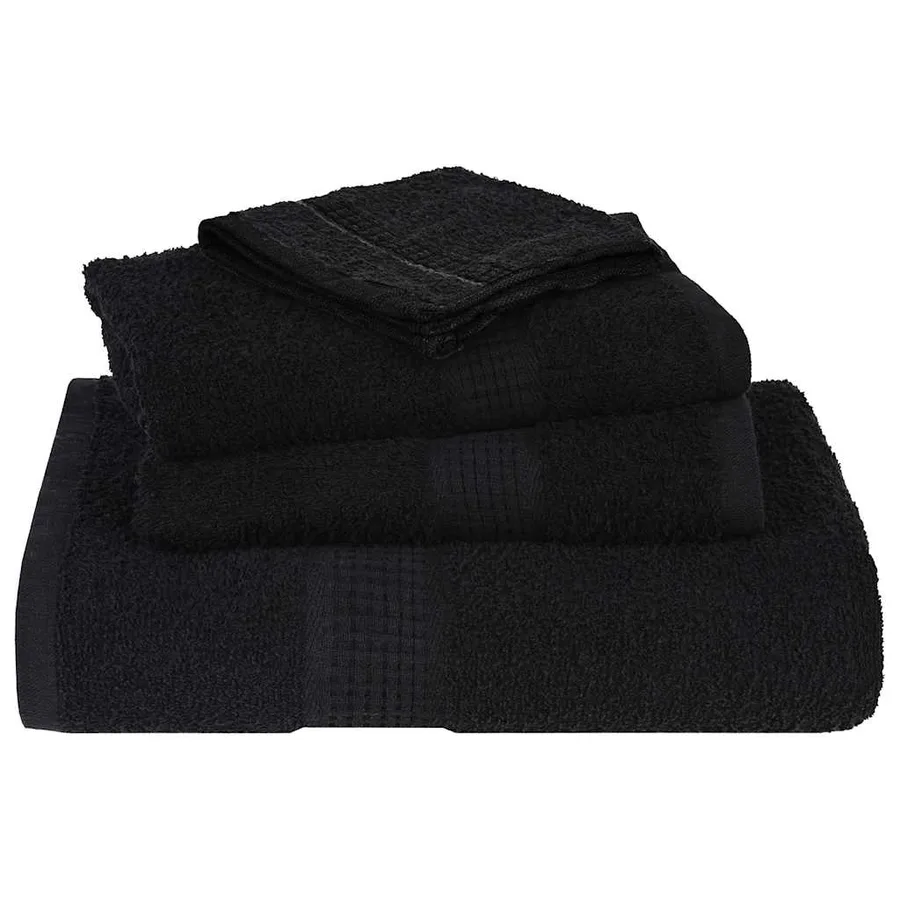 Serviettes d'invité FROGN 2 pcs noir 30x50 cm 360 g/m² - 4