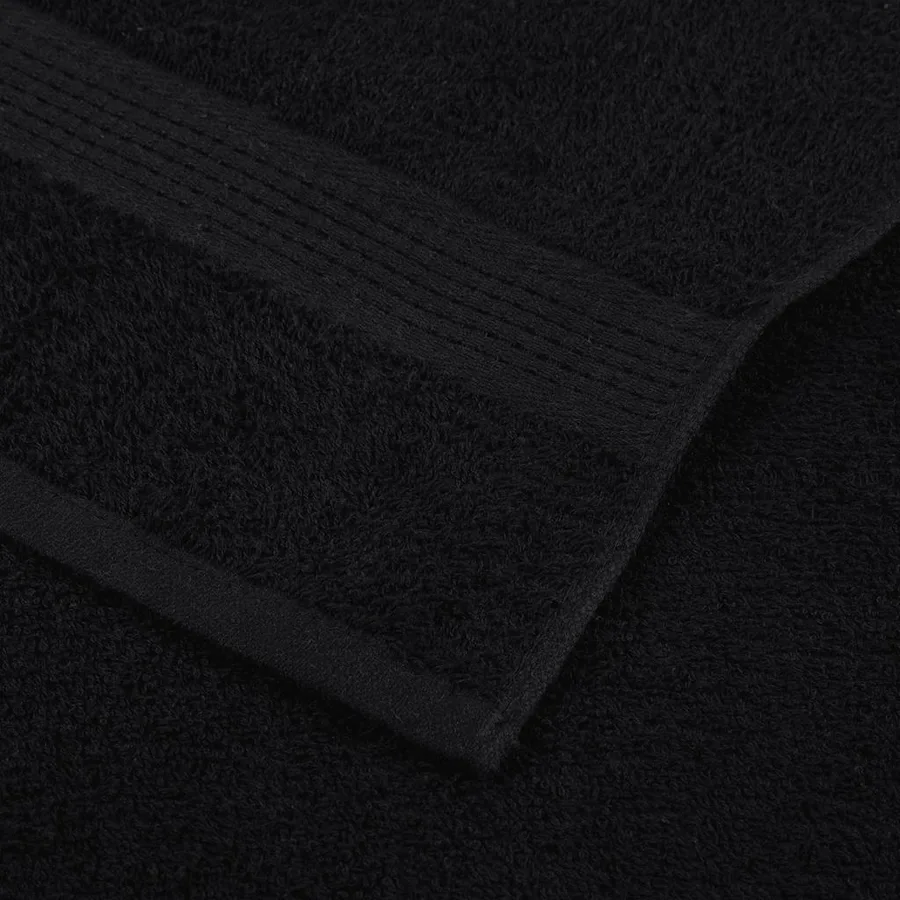 Serviettes d'invité FROGN 2 pcs noir 30x50 cm 360 g/m² - 6