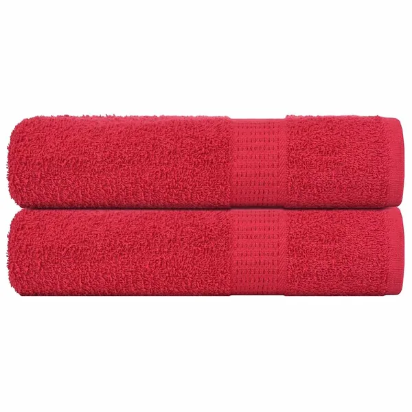 Essuie-mains FROGN 2 pcs rouge 50x100 cm 360 g/m²
