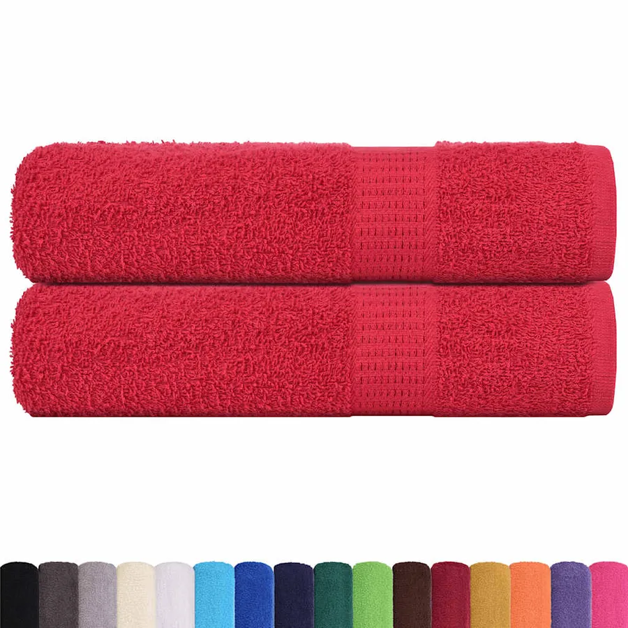 Essuie-mains FROGN 2 pcs rouge 50x100 cm 360 g/m² - 2