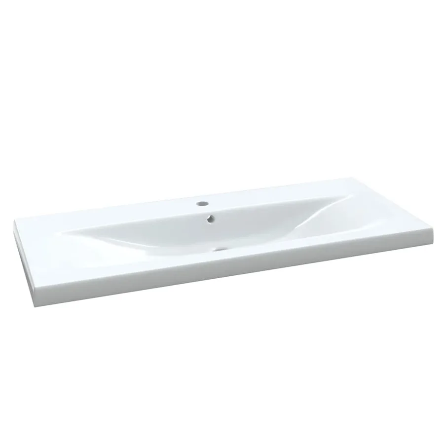 Ensemble de meubles de salle de bain 3 pcs Gris béton - 6