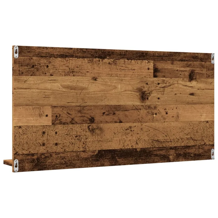 Armoire à miroir de salle de bain vieux bois bois d'ingénierie - 6