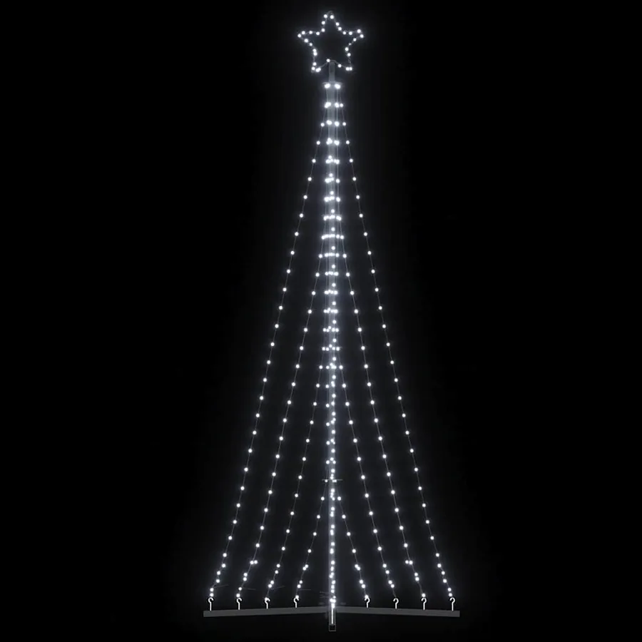 Sapin de Noël à LED 447 LED blanc froid 250 cm