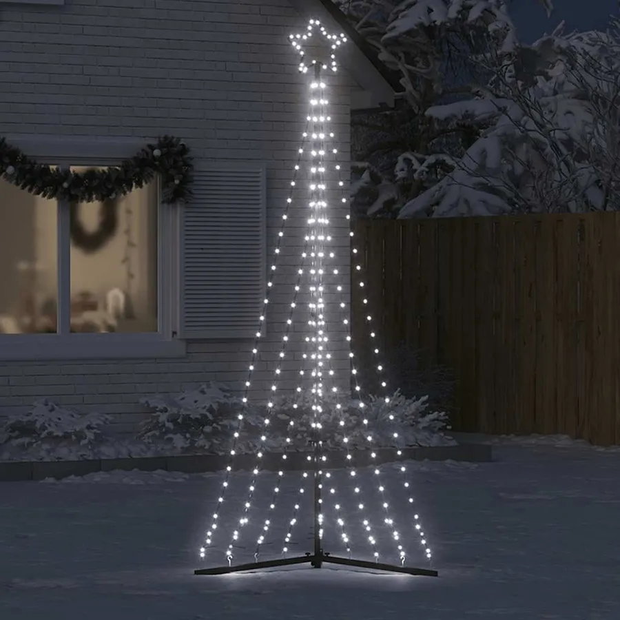 Sapin de Noël à LED 447 LED blanc froid 250 cm - 3