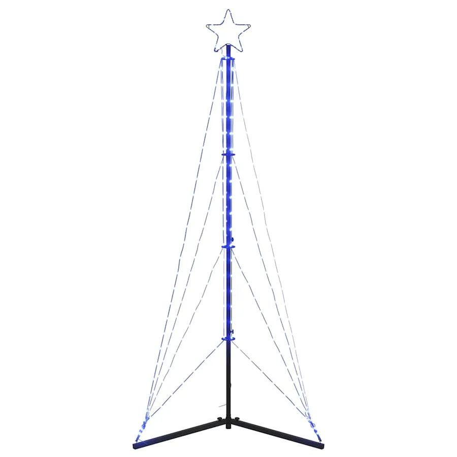 Sapin de Noël à LED 363 LED bleu 182 cm - 4
