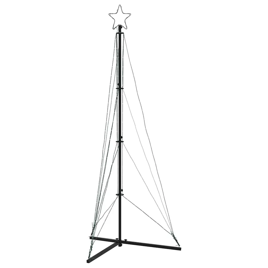 Sapin de Noël à LED 363 LED bleu 182 cm - 6