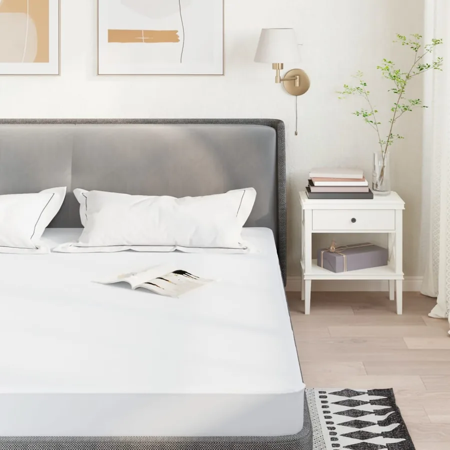 Protège-matelas blanc 120x200 cm imperméable