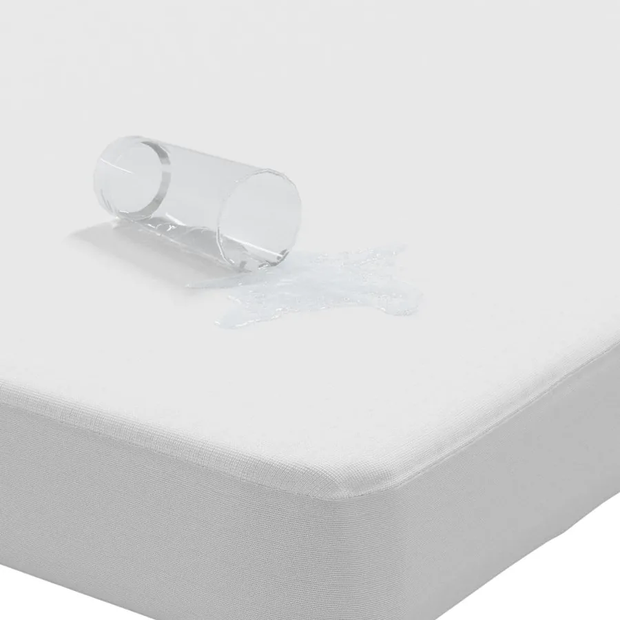 Protège-matelas blanc 120x200 cm imperméable - 3