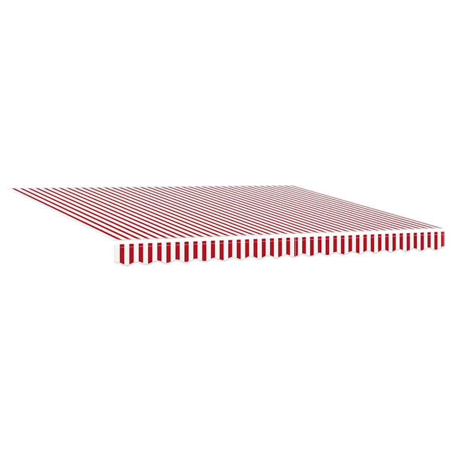 Auvent rétractable Rouge et Blanc 400 × 350 cm Polyester - 5