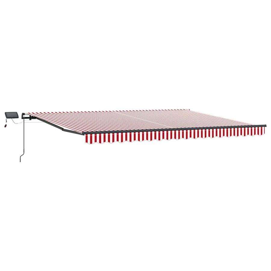 Auvent rétractable Rouge et Blanc 400 × 300 cm - 2