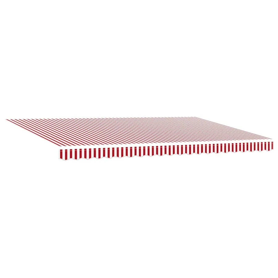 Auvent rétractable Rouge et Blanc 500 × 300 cm - 6