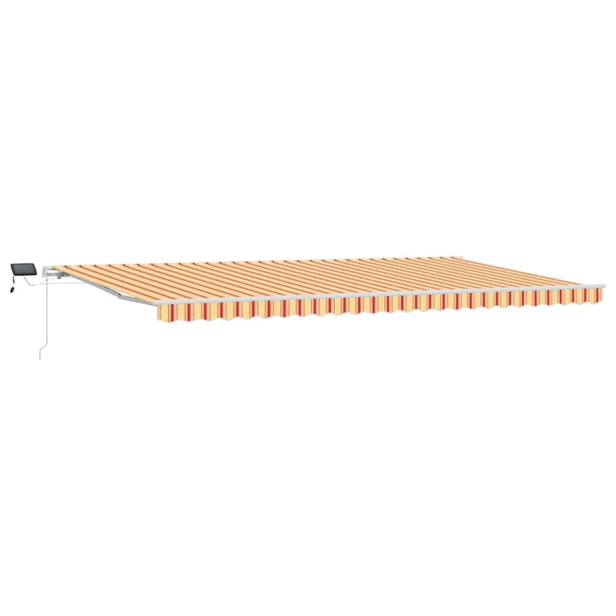 Auvent rétractable Jaune et Orange 600 × 350 cm - 2