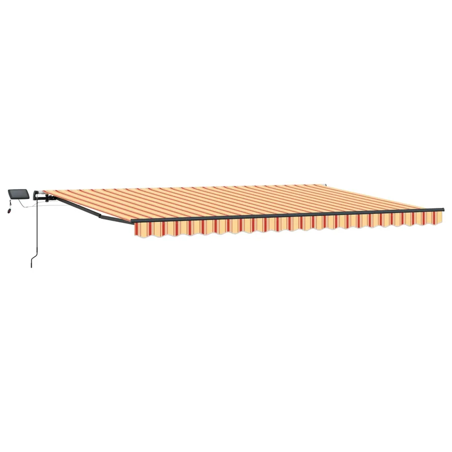 Auvent rétractable Jaune et Orange 500 × 300 cm - 2