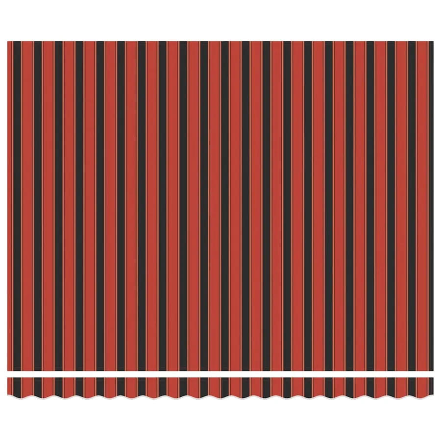 Auvent rétractable Orange et marron 400 × 300 cm - 6