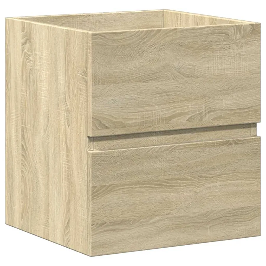 Ensemble de meubles de salle de bain 2 pcs chêne sonoma - 7