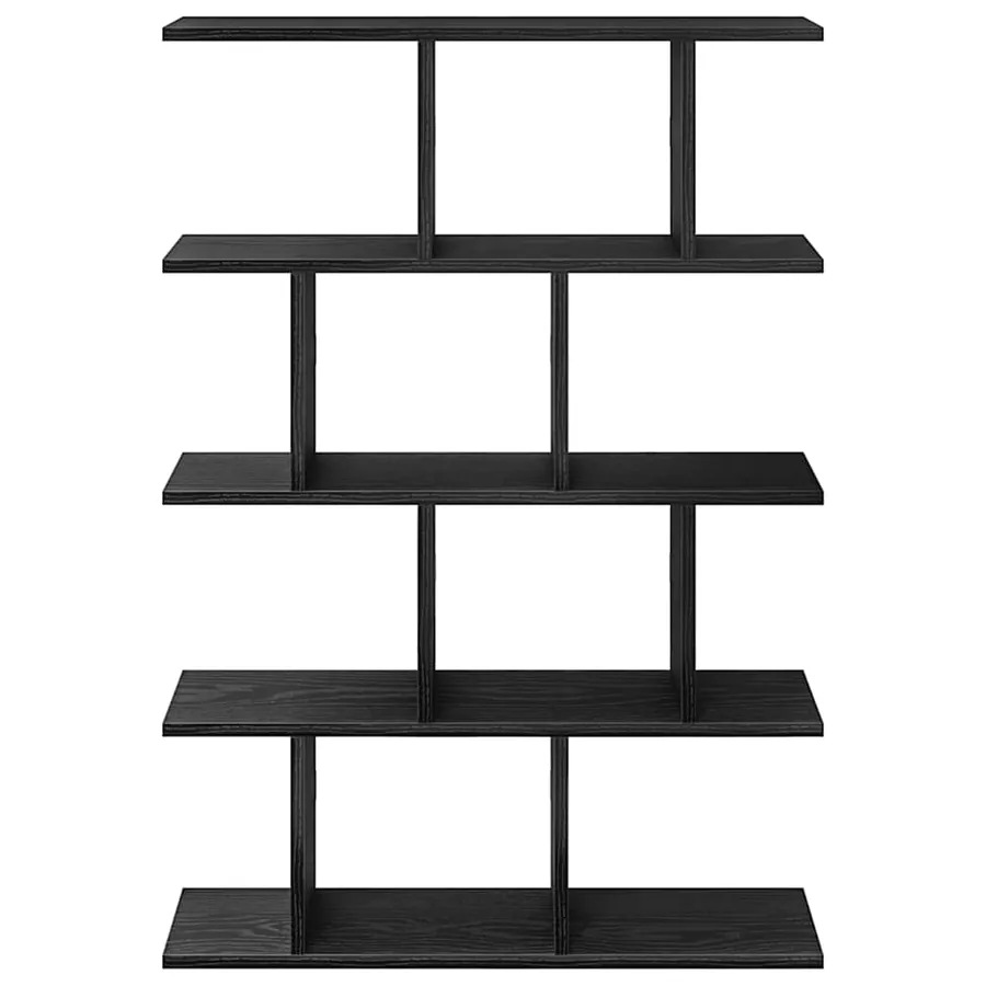 Étagère cube murale 12 compartiments noir bois d'ingénierie - 4