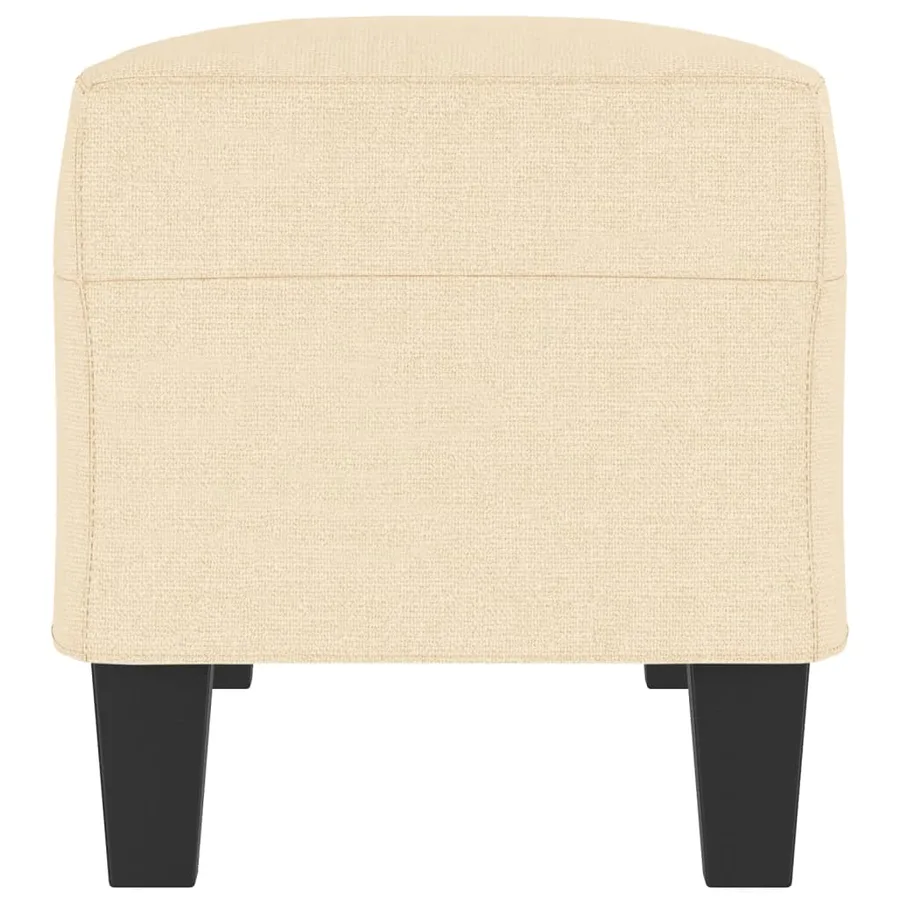 Banc Crème 100x35x41 cm Tissu - 4