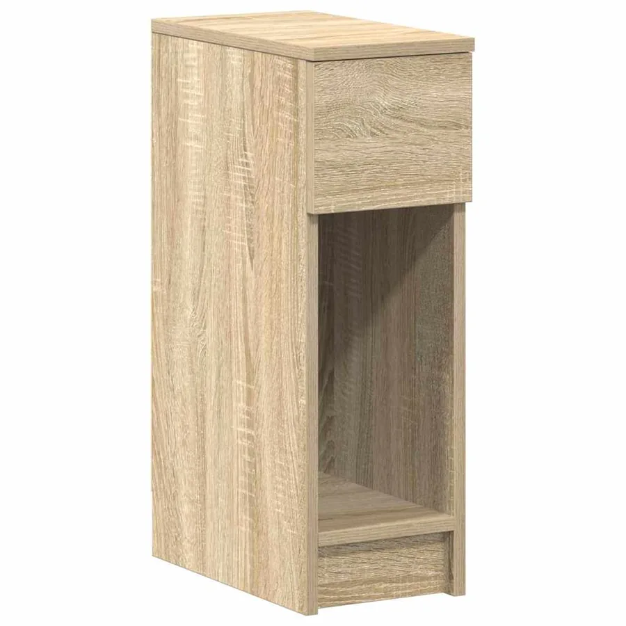 Table de chevet avec tiroir chêne sonoma 20x36x60 cm - 2