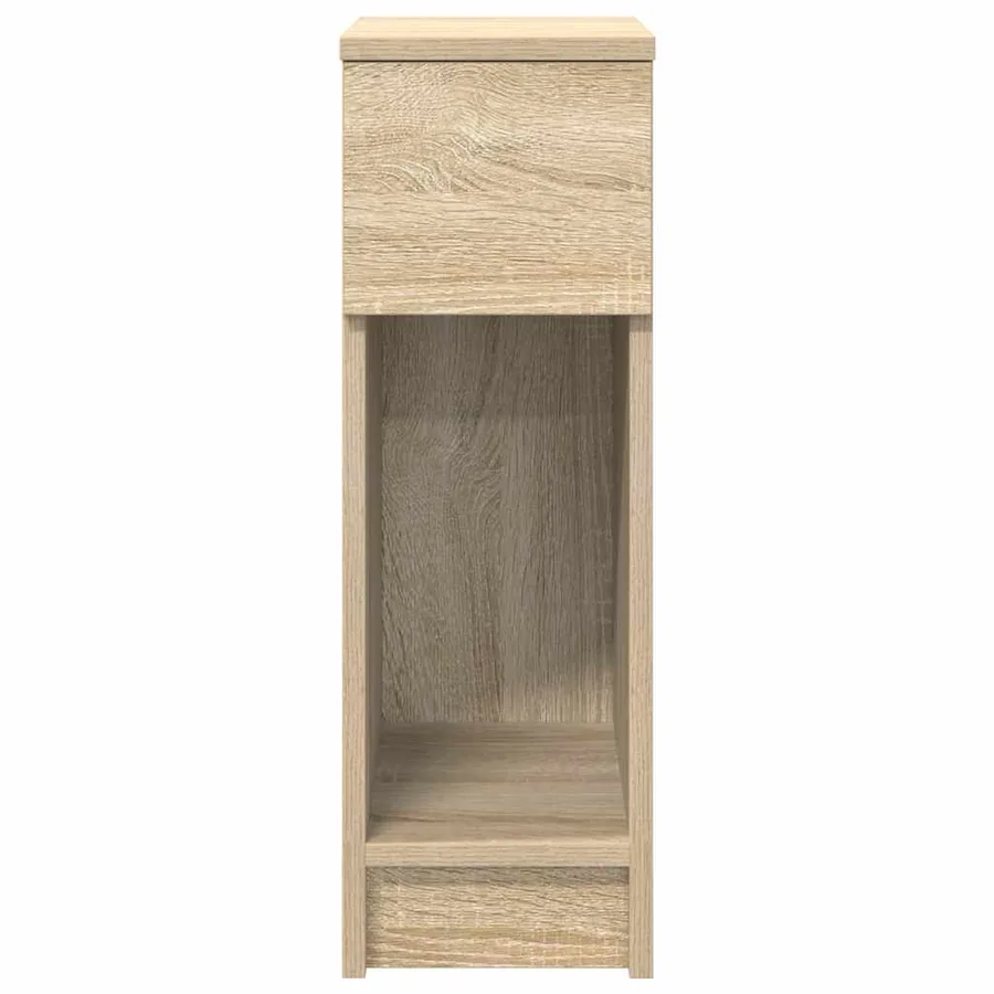 Table de chevet avec tiroir chêne sonoma 20x36x60 cm - 4