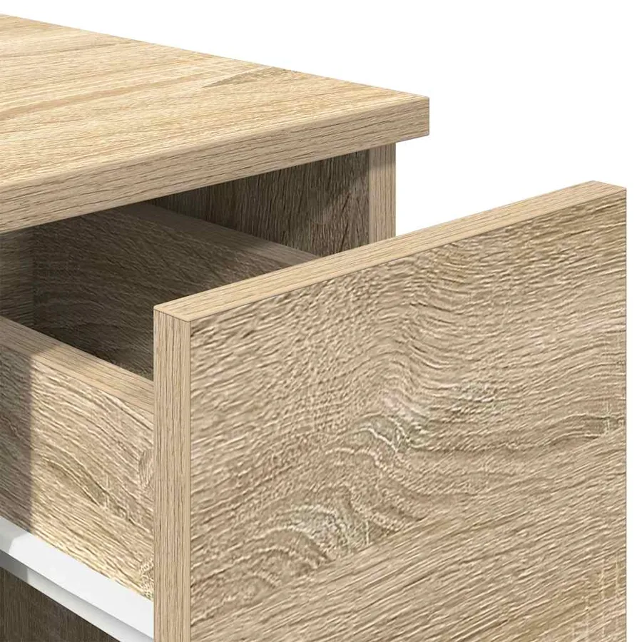 Table de chevet avec tiroir chêne sonoma 20x36x60 cm - 8