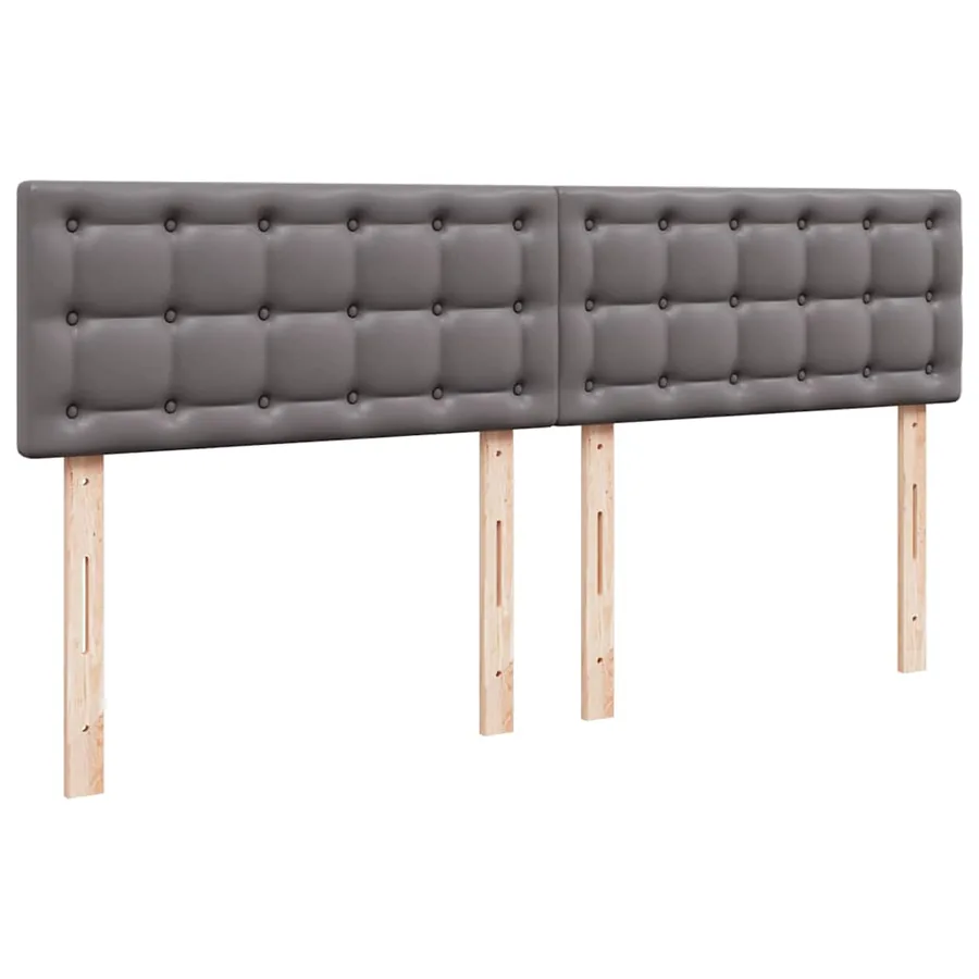 Lit ottoman avec matelas & LED Gris 160x200cm similicuir - 13