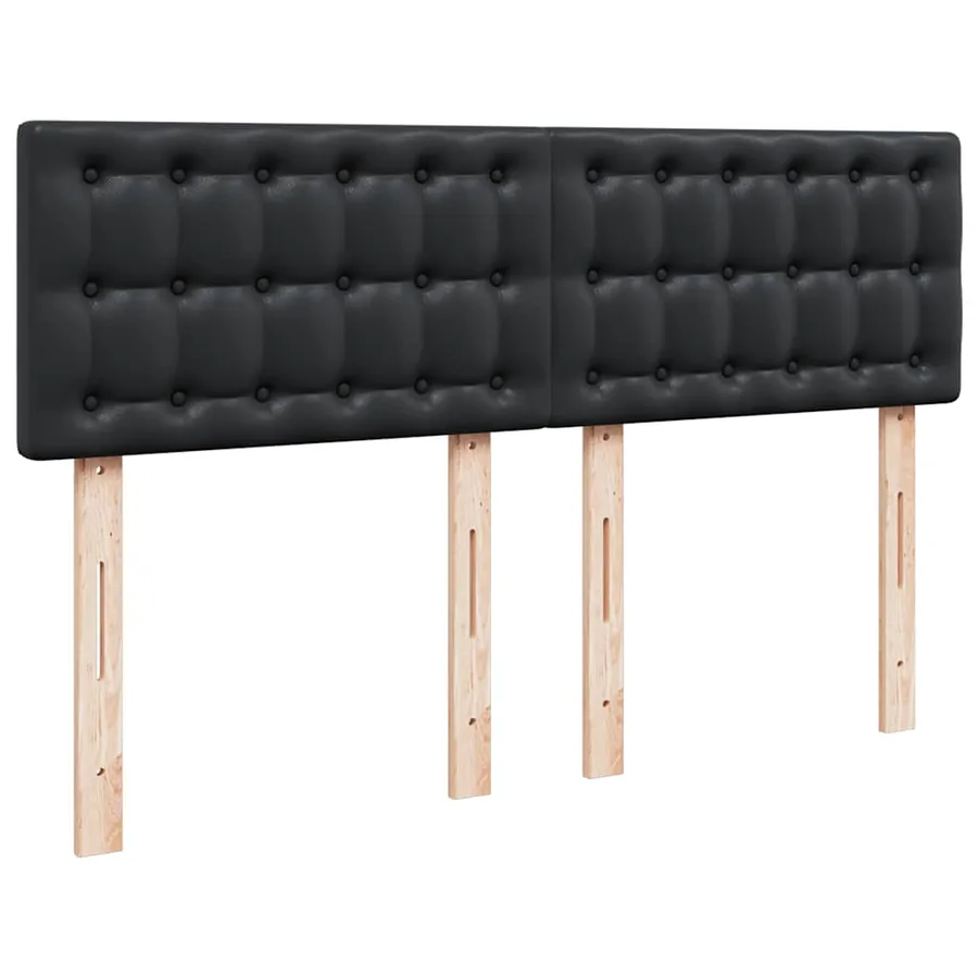 Lit ottoman avec matelas & LED Noir 140x190cm similicuir - 13