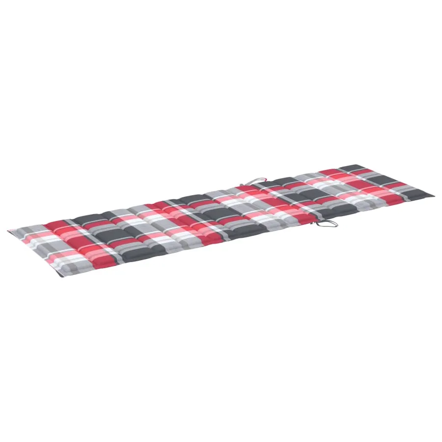 Chaise longue double avec coussins Bois de pin imprégné - 6