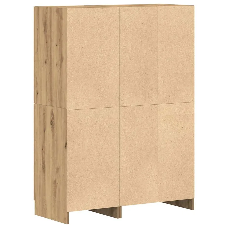 Ensemble d'armoires de cuisine 2 pcs chêne artisanal - 9