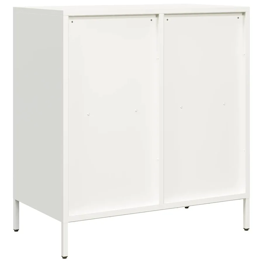Buffet blanc 68x39x73,5 cm acier laminé à froid - 7
