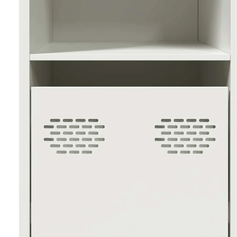 Buffet blanc 135x39x73,5 cm acier laminé à froid - 10