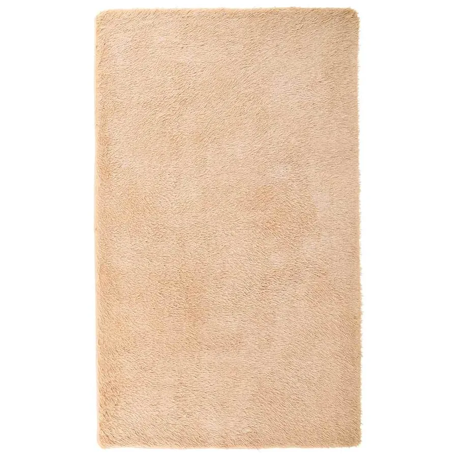 Tapis Shaggy à poils longs NAVARRA beige 60x100 cm polyester - 2