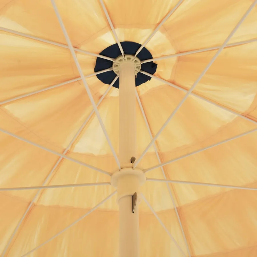 Parasol de plage Naturel 300 cm Style hawaïen - 4