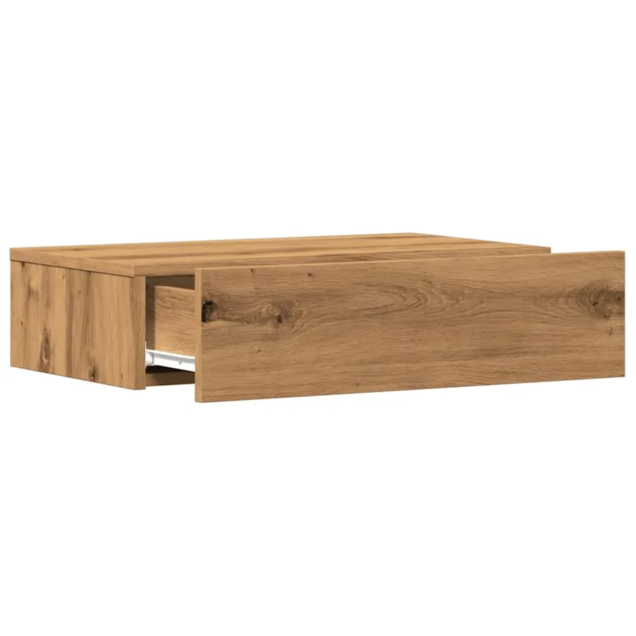 Meubles TV avec éclairages LED 2 pcs chêne artisanal - 7