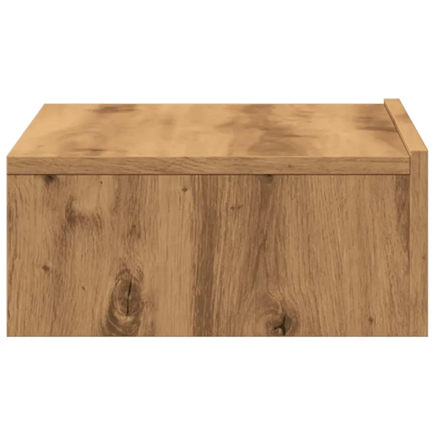 Meubles TV avec éclairages LED 2 pcs chêne artisanal - 8