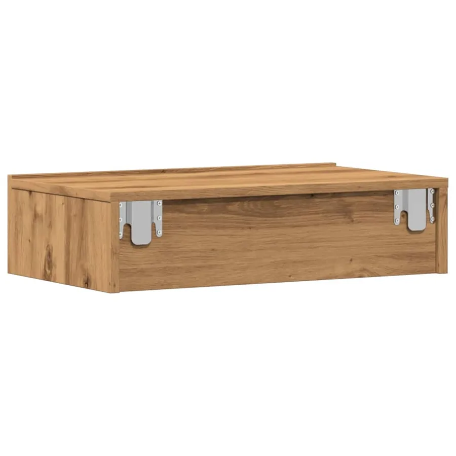Meubles TV avec éclairages LED 2 pcs chêne artisanal - 9