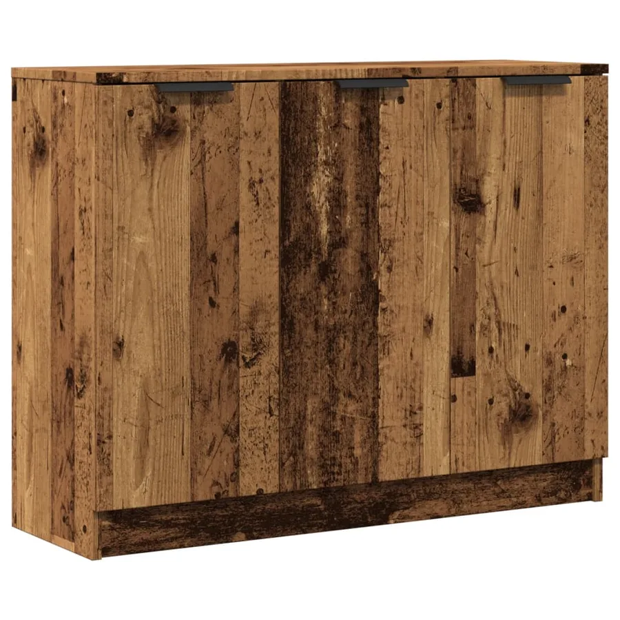 Buffet vieux bois 90,5x30x70 cm bois d'ingénierie - 2