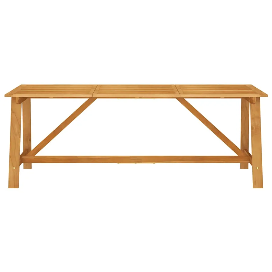 Ensemble à manger de jardin 9 pcs Marron - 3