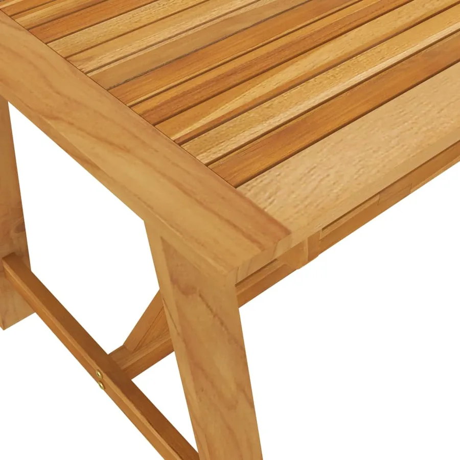 Ensemble à manger de jardin 9 pcs Marron - 6